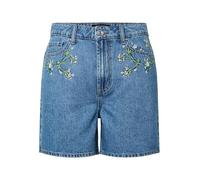 Pieces - Pcsky HW Embroidery Denim Shorts BC, Pcsky HW Embroidery Denim Shorts BC Donna
