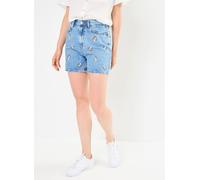 Pieces - Pcsky Hw Embroidery Shorts Blu - Abbigliamento XS Blu