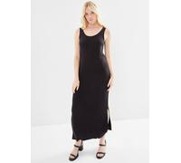 Pieces - Vestito lungo nero con scollo rotondo M