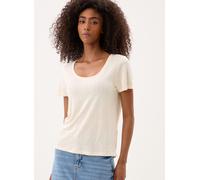 Pieces - PCSOPHIE SS U-NECK TEE JRS NOOS BC Bianco - Abbigliamento L Bianco