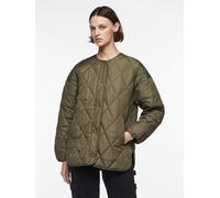 Pcstella Quilted Jacket Noos Bc by Pieces M Verde