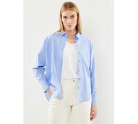 Pieces - Pctanne Ls Loose Shirt Noos Blu - Abbigliamento S Blu