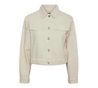 PIECES PCTESSIE LS DNM JACKET MB873 NOOS BC, Giacchetto denim Da donna, Whitecap Gray, S