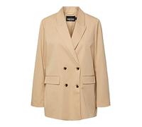 PIECES Pcthelma LS Oversize Blazer Noos, Irish Cream, S Donna