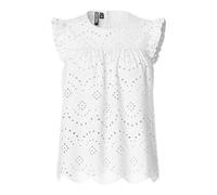 PIECES Pcvilde SL Top Noos, Bianco, L
