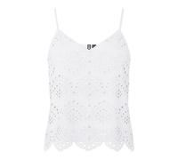 PIECES Pcvilde Strap Top Noos, Bianco, L