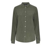 PIECES Pcvinsty LS Shirt Noos Camicia da Donna, Verde-Deep Lichen Green, M