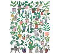 Pieces & Peace - Puzzle Gatti e piante - 500 Pezzi