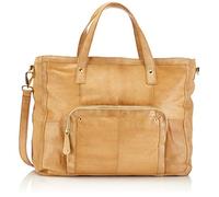 PIECES PS VIBS Leather Travel 17048351 - Borsa a Tracolla da Donna, 49 x 38 x 22 cm (Larghezza x Altezza x profondità), Beige Nature, 49x38x22 cm (B x H x T)