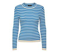 PIECES Pullover 'PCCrista' crema / blu Donna PIECES XS crema / blu