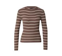 PIECES Pullover 'PCCRISTA' pietra / bianco Donna PIECES XS pietra / bianco