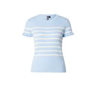 PIECES Pullover 'PCFaith' blu chiaro / bianco Donna PIECES S blu chiaro / bianco