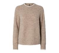 PIECES Pullover 'PCIvy' beige chiaro / beige sfumato Donna PIECES XXL
