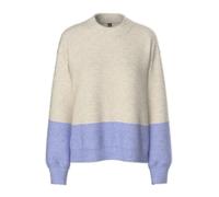 PIECES Pullover 'PCIvy' grigio chiaro / lilla sfumato Donna PIECES XL