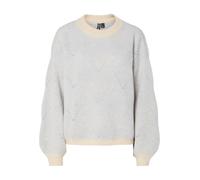 PIECES Pullover 'PCJenna' beige / lilla pastello Donna PIECES XL beige / lilla pastello