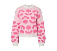 PIECES Pullover 'PCJudie' rosa / rosa / bianco Donna PIECES XL