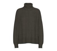 PIECES Pullover 'PCMalou' marrone scuro Donna PIECES S