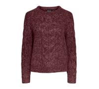 PIECES Pullover 'PCNina' rosso vino Donna PIECES XS rosso vino