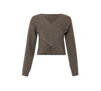 PIECES Pullover 'PCSILLY' marrone scuro Donna - Abbigliamento - Taglie comode - Pullover e cardigan - Pullover PIECES XL