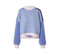 PIECES Pullover 'REMIX' écru / blu / marino Donna PIECES L écru / blu / marino