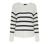 PIECES Pullover 'SIA' nero / bianco Donna PIECES XS nero / bianco
