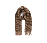 Pieces Pyron sciarpa dritta da donna con nappa zebrata