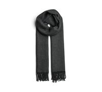 PIECES Sciarpa da donna Pcnoah Two Toned Long Scarf Noos Bc, Medium Grey Melange/Dettagli: nero, Taglia unica