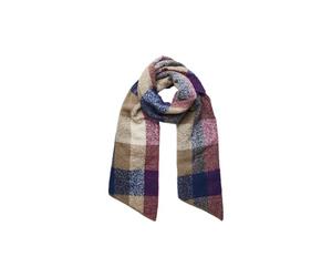 PIECES Sciarpa da donna Pcpyron Checked Long Scarf Noos Bc, Festival fucsia, Taglia unica