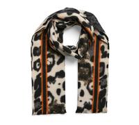 PIECES Sciarpa 'PCJORNA' grigio scuro / arancione scuro / nero / bianco naturale Donna - PROMO - Accessori - Sciarpe e foulard PIECES One Size