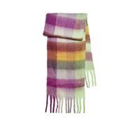 PIECES Pcnussa Long Scarf Bc, Festival fucsia/checks: multicolore, Taglia unica
