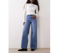 Pieces Jeans A Vita Alta Selma Mb New Wide Leg