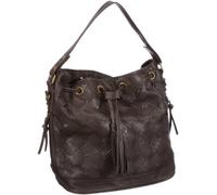 PIECES Shiny 17036791, Borsa a Spalla Donna, 39x31x16 cm (L x A x P), Marrone (Braun (Mocca)), 39 x 31 x 16 cm (L x A x P)