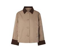 PIECES Short Jacket Pcjorma Corduroy-Giacca Corta, Greige, L Donna