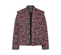 PIECES Short Printed Jacket Pcsaroline-Giacca con Stampa Corta, Nero, x_s Donna