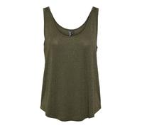PIECES Top 'Billo' oro / verde scuro Donna PIECES XS