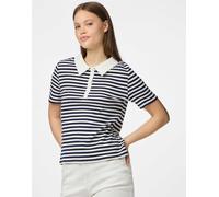 Pieces - Top blu marittimo L