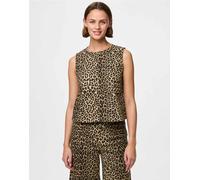 Pieces - Top color crema-Bianco M