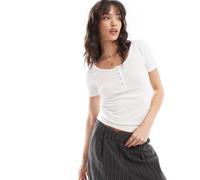 PIECES Maglietta 'Kitte' bianco Donna PIECES XXL bianco