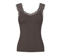 PIECES Top da Donna Pcbarbera in Pizzo Jrs Noos BC, Hot Fudge, XL