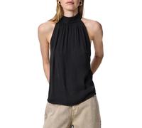 Pieces top donna all'americana nero L