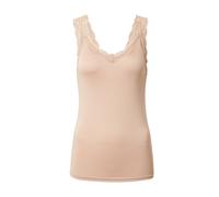 PIECES PCBARBERA Lace Top Noos Canottiera da Donna, Tortora Caldo, XL