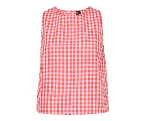 PIECES Top 'PCLiliane' rosa antico / rosso acceso Donna PIECES XS