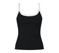 PIECES Top 'PCMay' nero / bianco Donna PIECES L