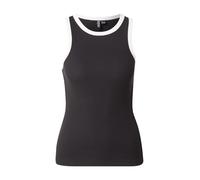 PIECES Top 'PCMAY' nero / bianco, Taglia XS