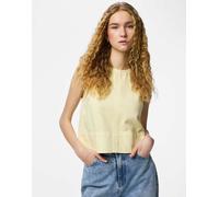 Pieces - Top senza maniche color vaniglia francese-Neutro XL