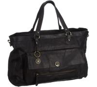 PIECES Totally Royal 17036816, Borsa Donna, 30 x 20 x 10 cm (L x A x P), Nero (Schwarz (Black)), 30x20x10 cm (L x A x P)
