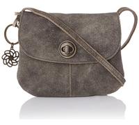 PIECES Totally Royal Leather Party Bag Dust, Borsa a Tracolla Donna