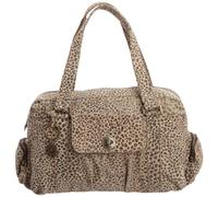 PIECES Totally Royal Leather Small Bag Leo, Borsa a Mano Donna, Marrone (Braun (Cognac. Pattern:Leopard)), 32x20x12 cm (B x H x T)