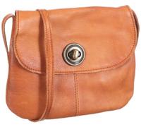 PIECES Totally Royal Leather WI11 17035360, Borsa a Tracolla Donna, 24 x 19 cm, Marrone (Braun (Cognac)), 24x19 cm (L x A x P)