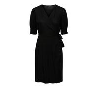 PIECES Pctala 2/4 Wrap Dress Noos BC Vestito, Nero, M Donna